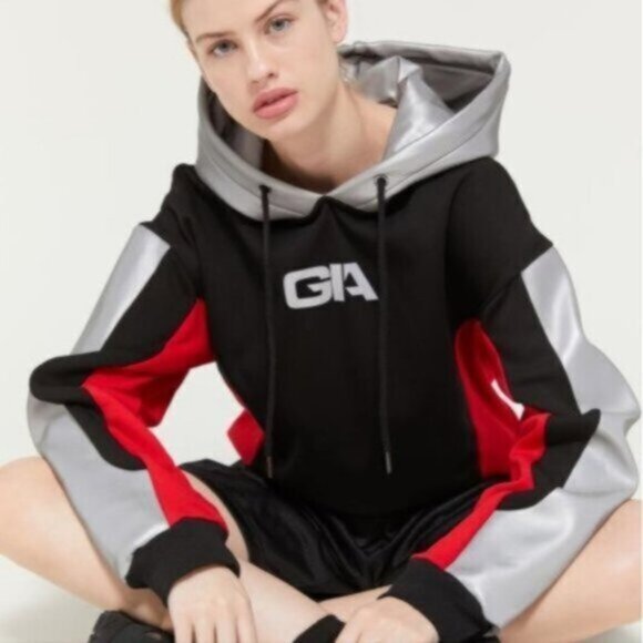 I.AM.GIA reflective Sabrina hoodie sweatshirt - Picture 1 of 8